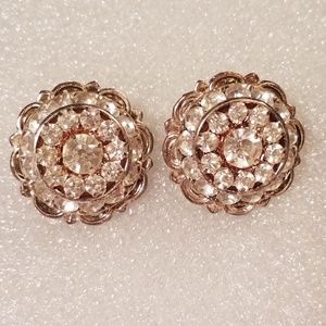 Tidings of Love Silver Swarovski Crystal Earrings